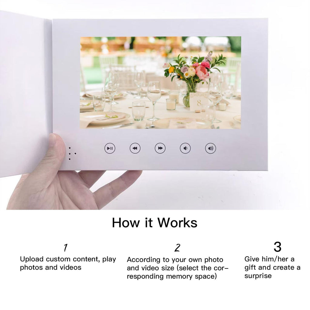 Custom Anniversary Video Book: Personalized Wedding Photo Album