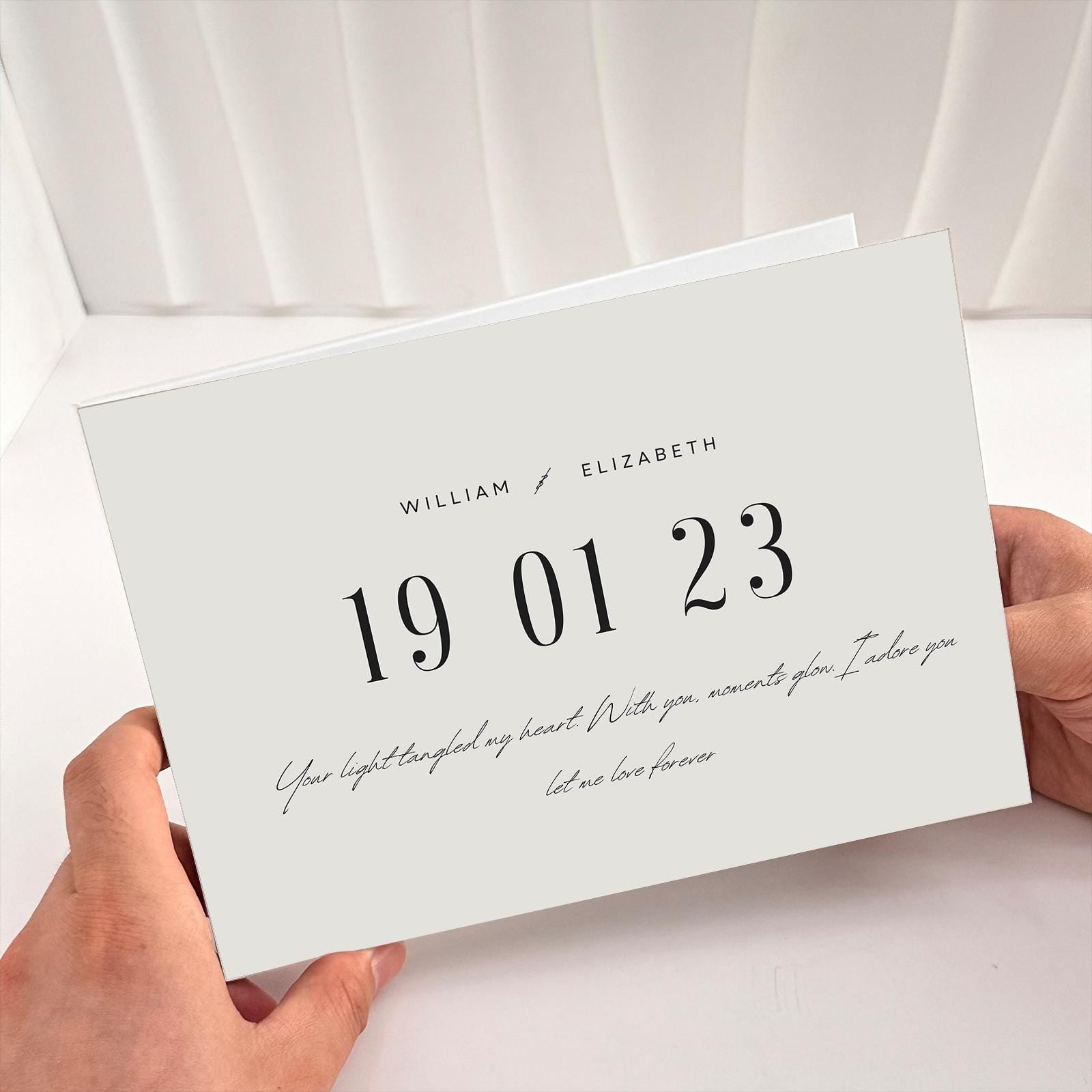Custom Anniversary Video Book: Personalized Wedding Photo Album