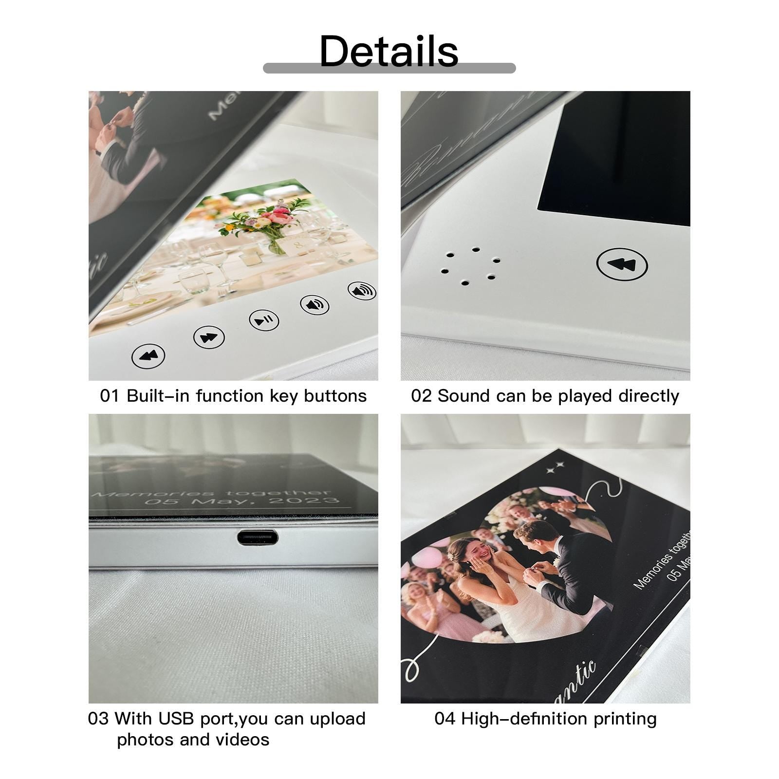 Custom Anniversary Video Book: Personalized Wedding Photo Album