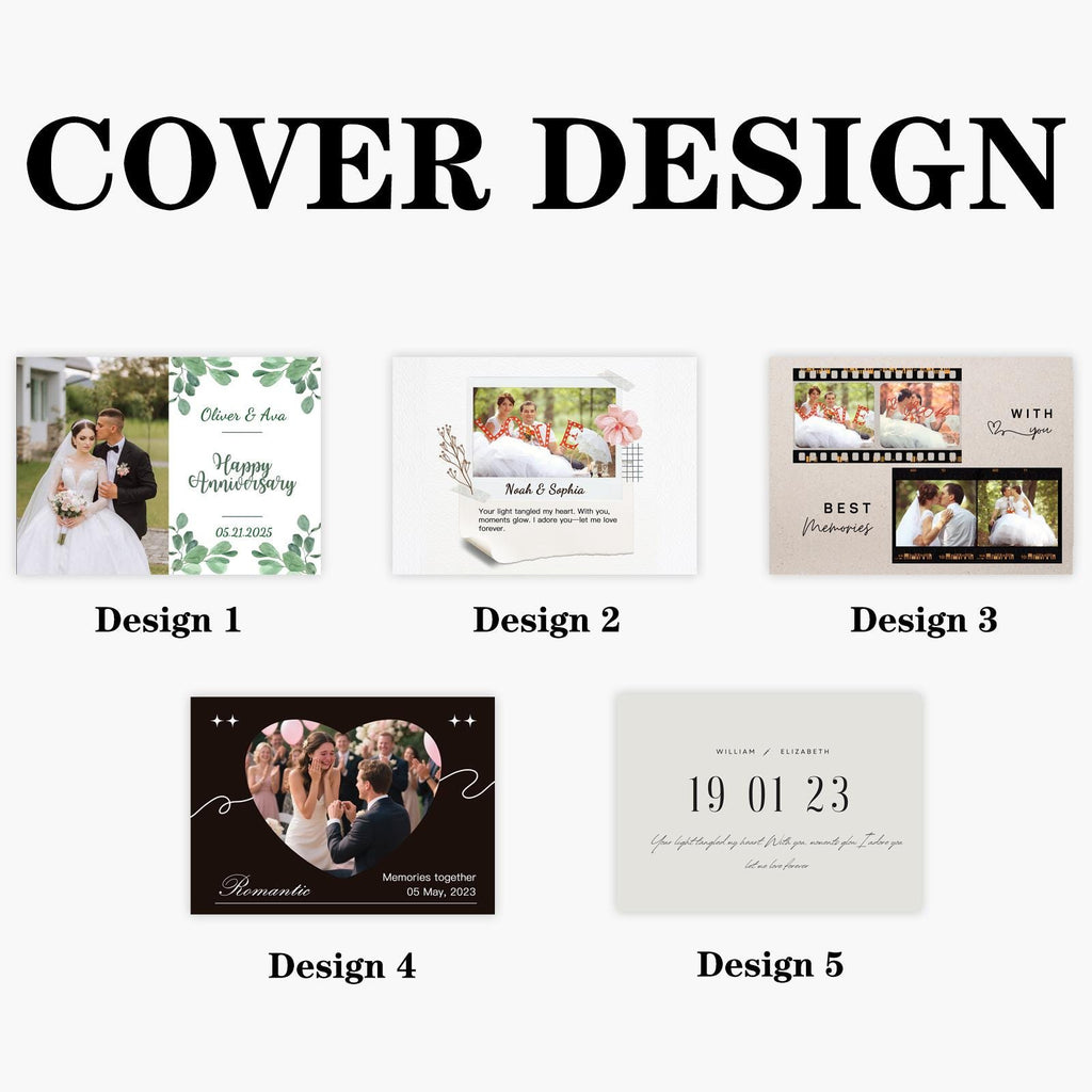 Custom Anniversary Video Book: Personalized Wedding Photo Album