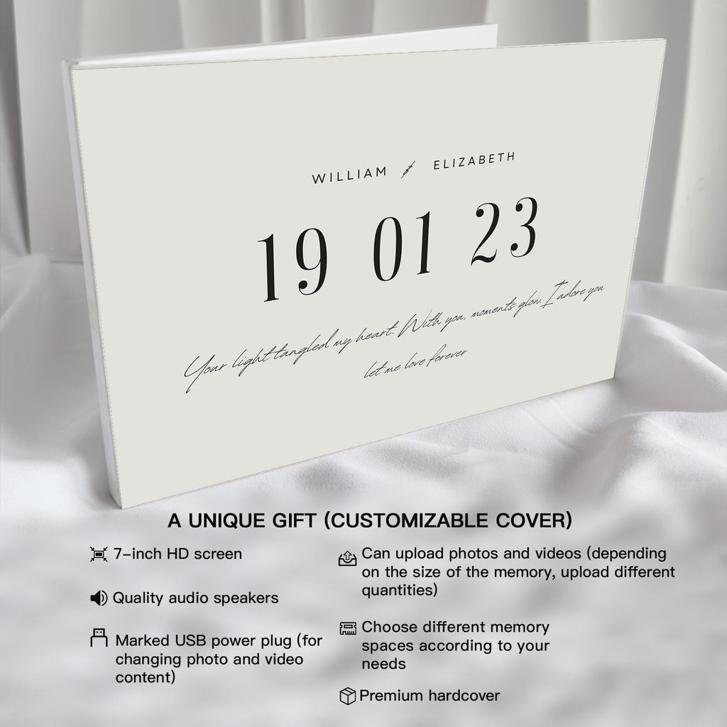 Custom Anniversary Video Book: Personalized Wedding Photo Album