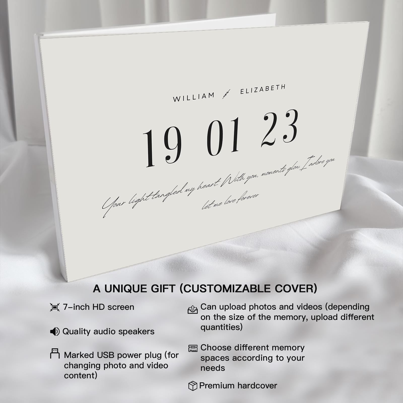 Custom Anniversary Video Book: Personalized Wedding Photo Album