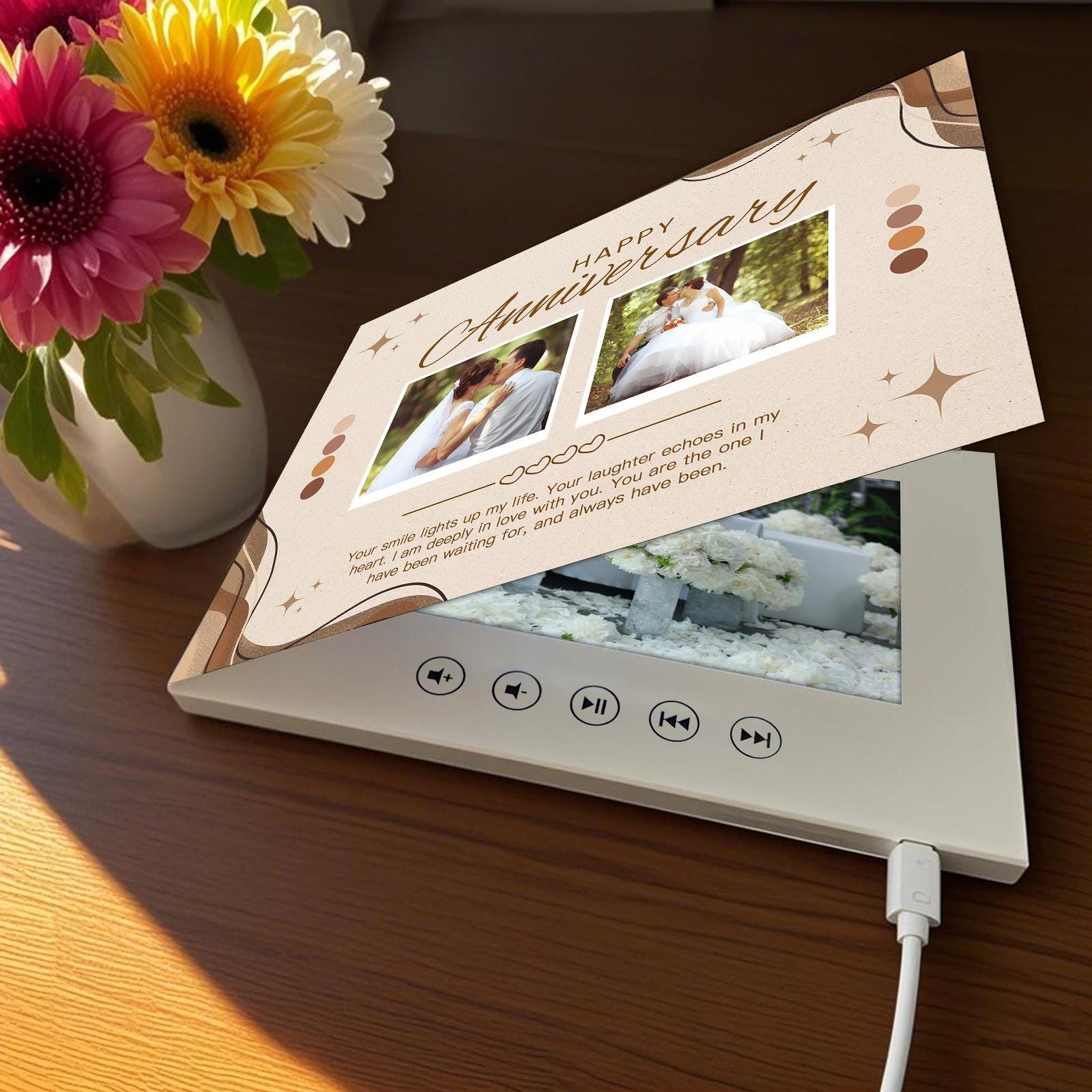 Personalized Wedding Video Book: Anniversary Memory Keepsake