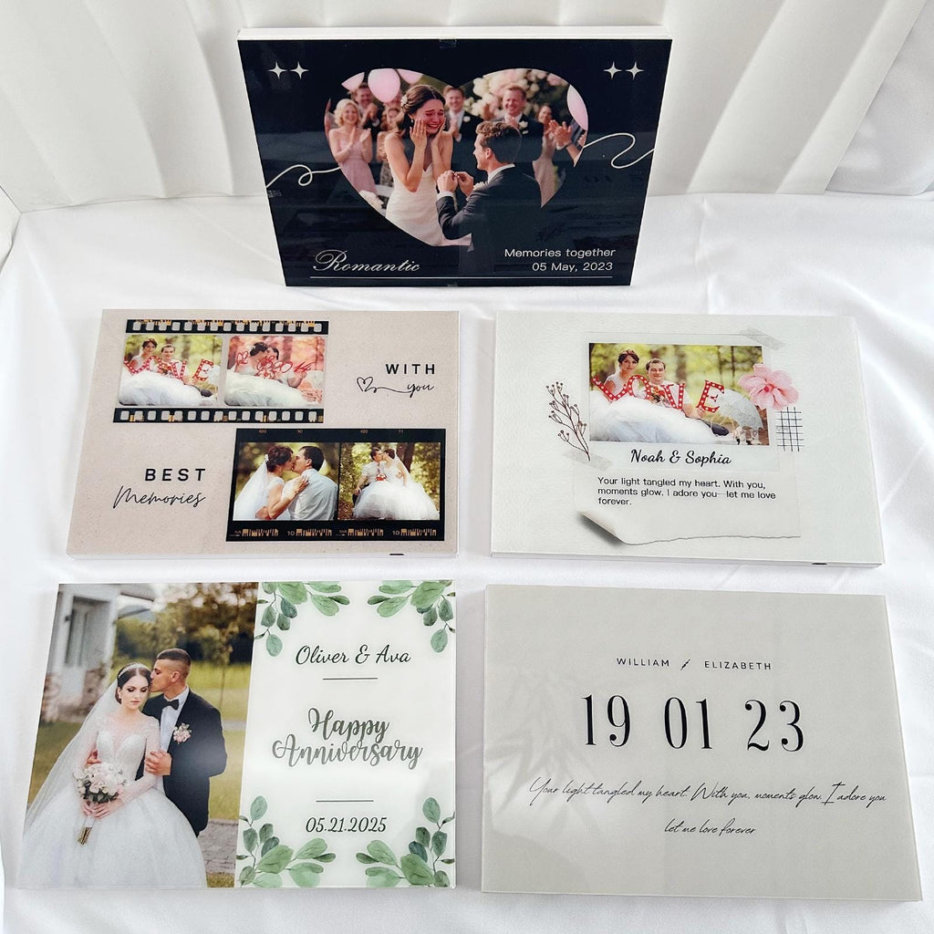 Custom Anniversary Video Book: Personalized Wedding Photo Album