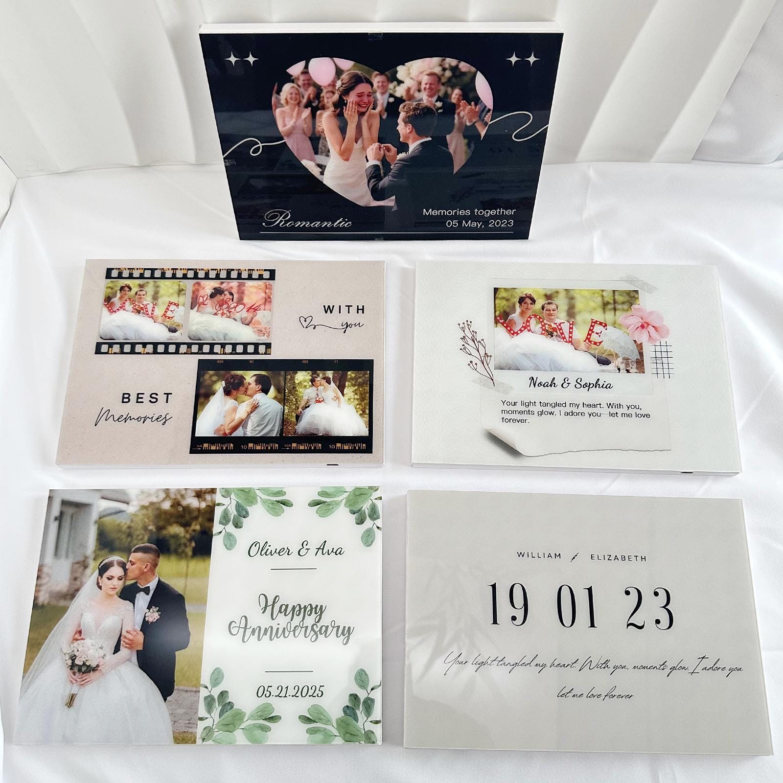 Custom Anniversary Video Book: Personalized Wedding Photo Album
