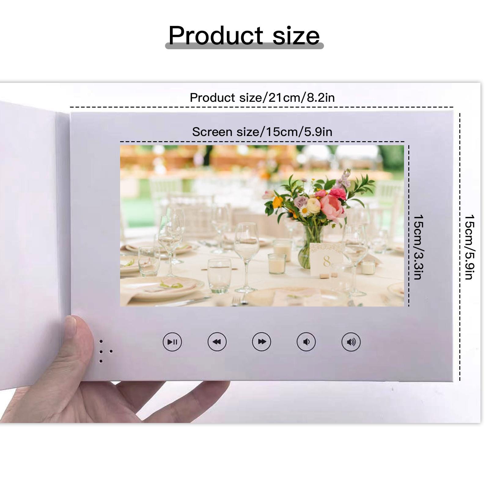 Custom Anniversary Video Book: Personalized Wedding Photo Album